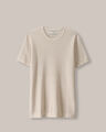 Playera Estructurada Blanca,BEIGE